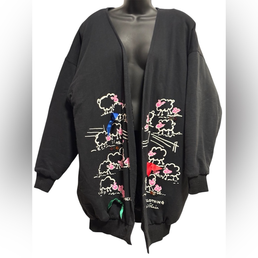 Vintage Black Sheep Graphic Women's Jacket